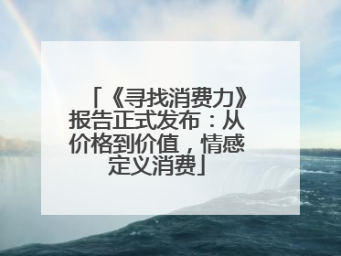 《寻找消费力》报告正式发布：从价格到价值，情感定义消费
