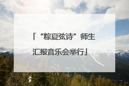 “粽夏弦诗”师生汇报音乐会举行