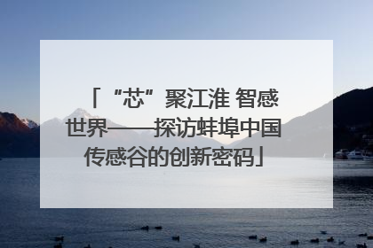 “芯”聚江淮 智感世界——探访蚌埠中国传感谷的创新密码