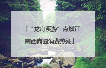 “龙舟溪游”点燃江南西商圈消费热潮