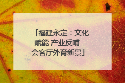 福建永定：文化赋能 产业反哺 会客厅外育新景