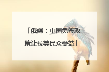 俄媒：中国免签政策让拉美民众受益