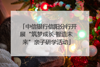 中信银行信阳分行开展“筑梦成长·智造未来”亲子研学活动