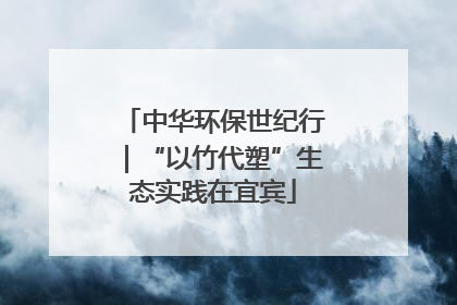 中华环保世纪行｜“以竹代塑”生态实践在宜宾