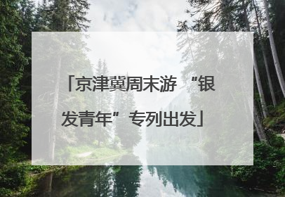 京津冀周末游 “银发青年”专列出发