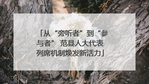 从“旁听者”到“参与者” 范县人大代表列席机制焕发新活力