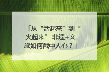 从“活起来”到“火起来” 非遗+文旅如何戳中人心？｜文旅融合看四川