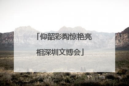 仰韶彩陶惊艳亮相深圳文博会