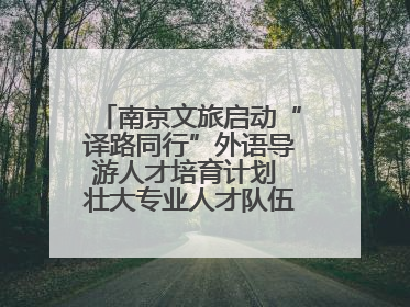 南京文旅启动“译路同行”外语导游人才培育计划 壮大专业人才队伍助力重要国际旅游目的地建设