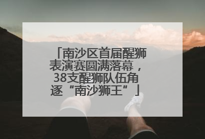 南沙区首届醒狮表演赛圆满落幕，38支醒狮队伍角逐“南沙狮王”