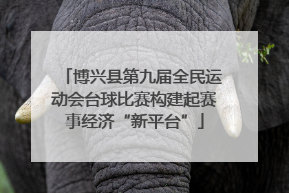 博兴县第九届全民运动会台球比赛构建起赛事经济“新平台”