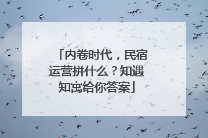 内卷时代，民宿运营拼什么？知遇知寓给你答案