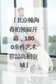北京翰海春拍预展开幕，1800余件艺术珍品亮相京城