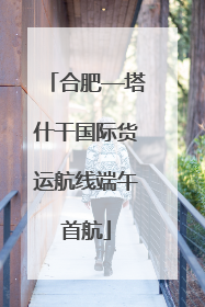 合肥—塔什干国际货运航线端午首航