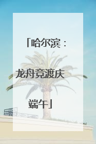 哈尔滨：龙舟竞渡庆端午