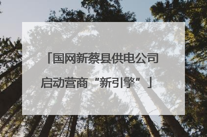 国网新蔡县供电公司启动营商“新引擎”