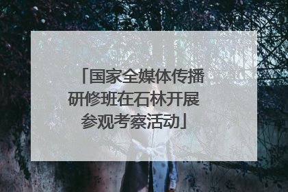 国家全媒体传播研修班在石林开展参观考察活动