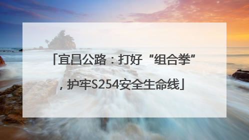 宜昌公路：打好“组合拳”，护牢S254安全生命线