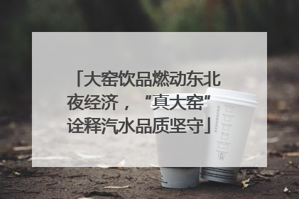 大窑饮品燃动东北夜经济，“真大窑”诠释汽水品质坚守