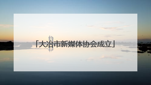 大冶市新媒体协会成立