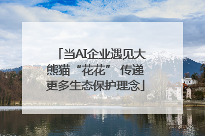 当AI企业遇见大熊猫“花花” 传递更多生态保护理念