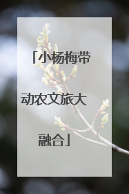 小杨梅带动农文旅大融合
