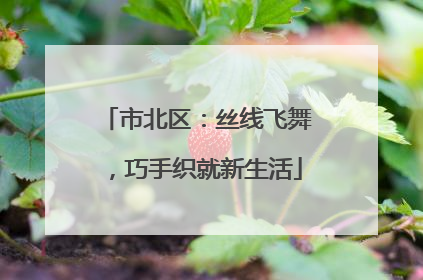 市北区：丝线飞舞，巧手织就新生活
