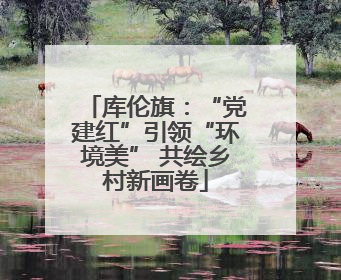 库伦旗：“党建红”引领“环境美” 共绘乡村新画卷