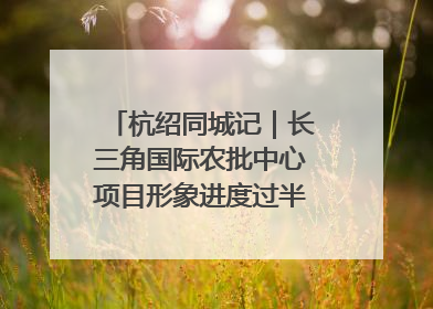 杭绍同城记｜长三角国际农批中心项目形象进度过半，华东“菜篮子”建设加码提速！