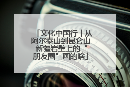 文化中国行丨从阿尔泰山到昆仑山 新疆岩壁上的“朋友圈”画的啥