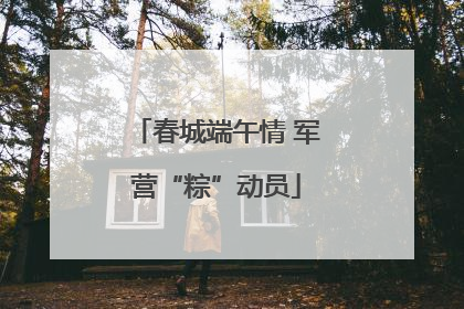春城端午情 军营“粽”动员