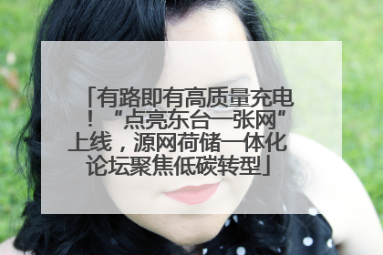 有路即有高质量充电！“点亮东台一张网”上线，源网荷储一体化论坛聚焦低碳转型