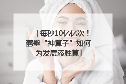 每秒10亿亿次！鹤壁“神算子”如何为发展添胜算