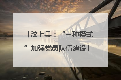汶上县：“三种模式”加强党员队伍建设