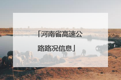 河南省高速公路路况信息