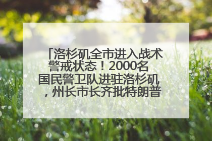 洛杉矶全市进入战术警戒状态！2000名国民警卫队进驻洛杉矶，州长市长齐批特朗普“制造混乱”