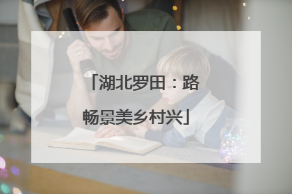 湖北罗田：路畅景美乡村兴
