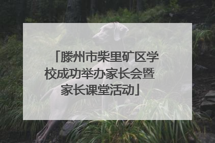 滕州市柴里矿区学校成功举办家长会暨家长课堂活动