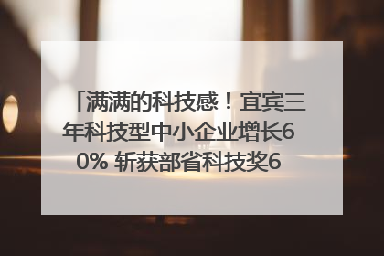 满满的科技感！宜宾三年科技型中小企业增长60% 斩获部省科技奖6项｜您牵挂的四川
