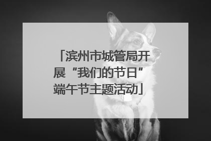 滨州市城管局开展“我们的节日”端午节主题活动