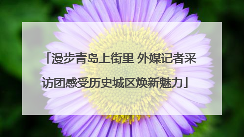 漫步青岛上街里 外媒记者采访团感受历史城区焕新魅力