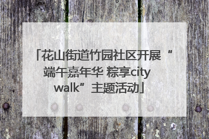 花山街道竹园社区开展“端午嘉年华 粽享city walk”主题活动