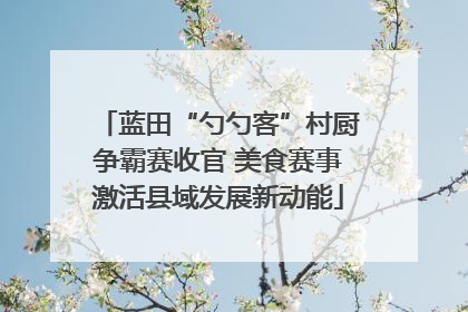 蓝田“勺勺客”村厨争霸赛收官 美食赛事激活县域发展新动能