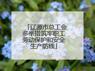 辽源市总工会多举措筑牢职工劳动保护和安全生产防线