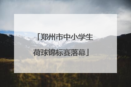 郑州市中小学生荷球锦标赛落幕