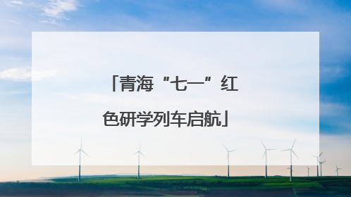 青海“七一”红色研学列车启航