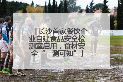 长沙首家餐饮企业自建食品安全检测室启用，食材安全“一测可知”