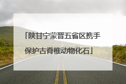 陕甘宁蒙晋五省区携手保护古脊椎动物化石
