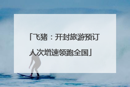 飞猪：开封旅游预订人次增速领跑全国